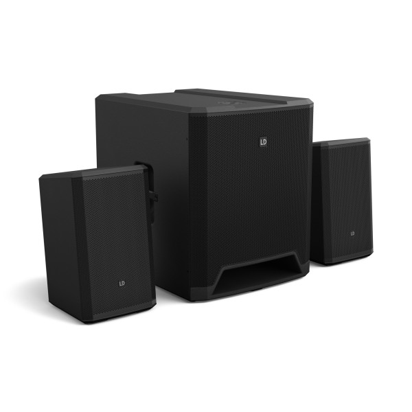 LD Systems DAVE 18 G4X - kompakt 18"-os aktív 2.1-es PA rendszer
