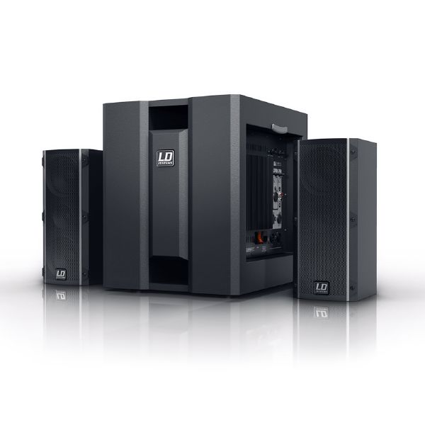 LD Systems DAVE 8 ROADIE - hordozható 8”-os aktív multimédia rendszer 3-csatornás keverővel LD Systems DAVE 8 ROADIE - hordozható 8”-os aktív multimédia rendszer 3-csatornás keverővel