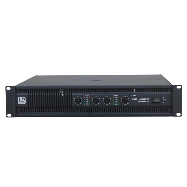 LD Systems DEEP2 4950 - végerősítő 4x810 W/4 Ohm Figyelem! Ez a változat 2 ohmon nem használható!