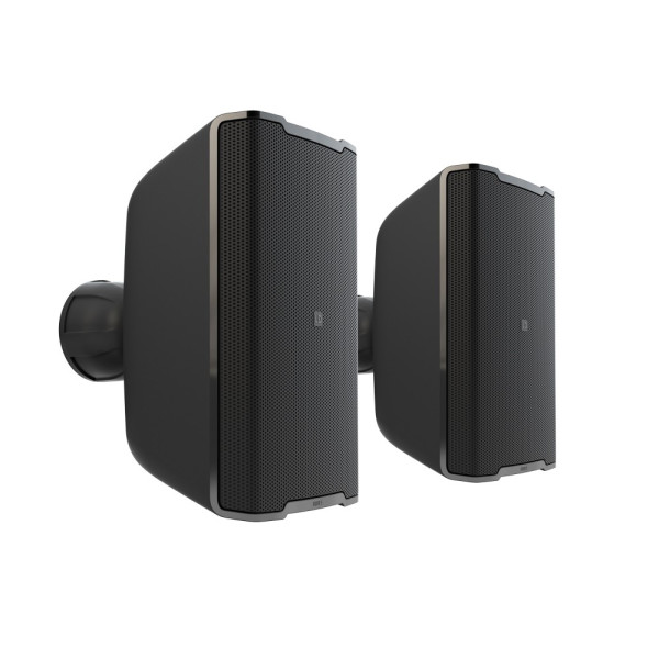 LD Systems DQOR 5 B - 5”+1"-os kétutas, kül- és beltéri installációs hangfalpár, 8 OHm-os rendszerekhez, fekete