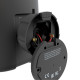 LD Systems DQOR 5 B - 5”+1"-os kétutas, kül- és beltéri installációs hangfalpár, 8 OHm-os rendszerekhez, fekete