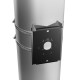 LD Systems DQOR PB - oszlopra rögzíthető tartóelem a DQOR sorozathoz, fekete