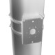 LD Systems DQOR PB W - oszlopra rögzíthető tartóelem a DQOR sorozathoz, fehér
