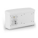 LD Systems DQOR SUB 8 D W - aktív DANTE installációs mélynyomó, kültéri/beltéri, fehér
