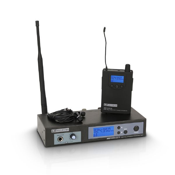 LD Systems MEI 100 G2 - In-Ear fülmonitor készlet, 823-832 és 863-865 MHz