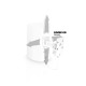 LD Systems SAT 42 G2 W - Install G2- 4”-os passzív installációs hangfalpár, fehér