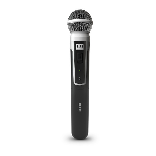 LD Systems U306 MD - kézi mikrofon adó dinamikus kapszulával az U306R vevőkhöz, infravörös szinkronizálás, 655-679 MHz LD Systems U306 MD - kézi mikrofon adó dinamikus kapszulával az U306R vevőkhöz, infravörös szinkronizálás, 655-679 MHz