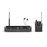 LD Systems U308 IEM HP - In-Ear fülmonitor készlet fülhallgatóval 12 sáv, monó/sztereó üzemmód, 823-832 és 863-865 MHz