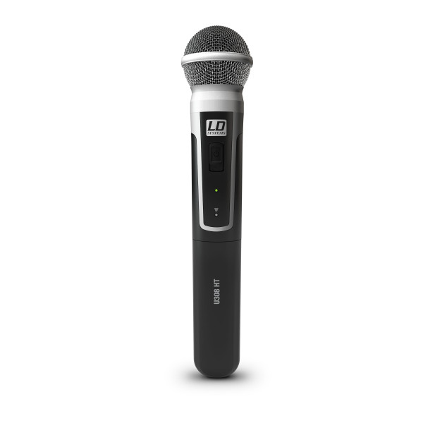 LD Systems U308 MD - kézi mikrofon adó dinamikus kapszulával az U308R vevőkhöz, infravörös szinkronizálás, 823-832 MHz és 863-865 MHz LD Systems U308 MD - kézi mikrofon adó dinamikus kapszulával az U308R vevőkhöz, infravörös szinkronizálás, 823-832 MHz és 863-865 MHz