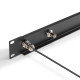 LD Systems ANT RK 4 - 4 darab antennát rack-be építő készlet, fekete acél LD Systems ANT RK 4 - 4 darab antennát rack-be építő készlet, fekete acél