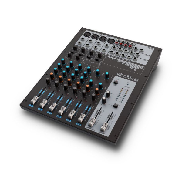 LD Systems VIBZ 10 C - keverő 10 csatornás, kompresszorral LD Systems VIBZ 10 C - keverő 10 csatornás, kompresszorral