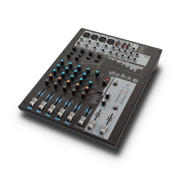 LD Systems VIBZ 8 DC - keverő 8 csatornás, kompresszorral, effektprocesszorral LD Systems VIBZ 8 DC - keverő 8 csatornás, kompresszorral, effektprocesszorral