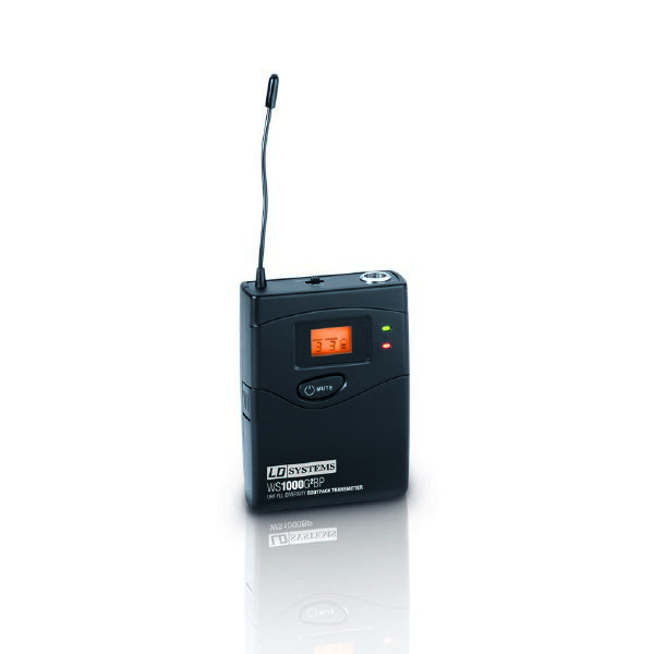 LD Systems WS 1000 G2 BP - csíptetős mikrofon adó a WS1000G2 illetve MEI1000G2 vevőhöz