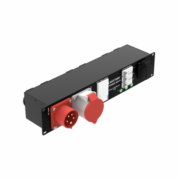 Contrik Power Rack Xtreme CPR32-C2-F7-CB - 19”-os hálózati elosztó, 1 x tovább fűzhető CEE32A bemenet, 7 x Schuko F kimenet Contrik Power Rack Xtreme CPR32-C2-F7-CB - 19”-os hálózati elosztó, 1 x tovább fűzhető CEE32A bemenet, 7 x Schuko F kimenet
