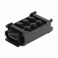 Contrik Power Strip Multicore CPSM-H1-T6 - hálózati elosztó, 1 x Harting E16 bemenet, 6 x powerCON TRUE1 TOP kimenet, kültéri