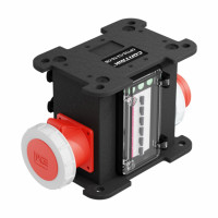 Contrik Power Turtle Xtreme Oudoor CPT-C2-T6-CB - kültéri hálózati elosztó doboz, 1 x CEE32A bemenet, 6 x powerCON TRUE1 TOP kimenet, 6 x MCB kismegszakító Contrik Power Turtle Xtreme Oudoor CPT-C2-T6-CB - kültéri hálózati elosztó doboz, 1 x CEE32A bemenet, 6 x powerCON TRUE1 TOP kimenet, 6 x MCB kismegszakító
