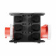 Contrik Power Turtle Xtreme Oudoor CPT-C2-T6-CB - kültéri hálózati elosztó doboz, 1 x CEE32A bemenet, 6 x powerCON TRUE1 TOP kimenet, 6 x MCB kismegszakító