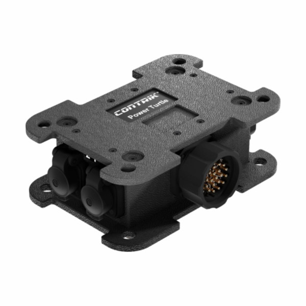 Contrik Power Turtle Xtreme Oudoor CPTM-S1-T6 - kültéri hálózati elosztó doboz, 1 x Socapex 419 bemenet, 6 x powerCON TRUE1 TOP kimenet Contrik Power Turtle Xtreme Oudoor CPTM-S1-T6 - kültéri hálózati elosztó doboz, 1 x Socapex 419 bemenet, 6 x powerCON TRUE1 TOP kimenet