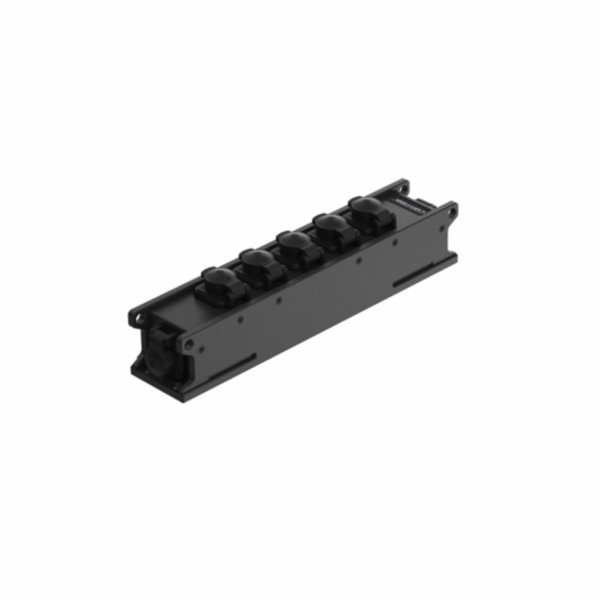 Contrik Power Strip XO CPVT6RD - kültéri hálózati elosztó, 1 x powerCON TRUE1 bemenet, 6 x powerCON TRUE1 TOP kimenet Contrik Power Strip XO CPVT6RD - kültéri hálózati elosztó, 1 x powerCON TRUE1 bemenet, 6 x powerCON TRUE1 TOP kimenet
