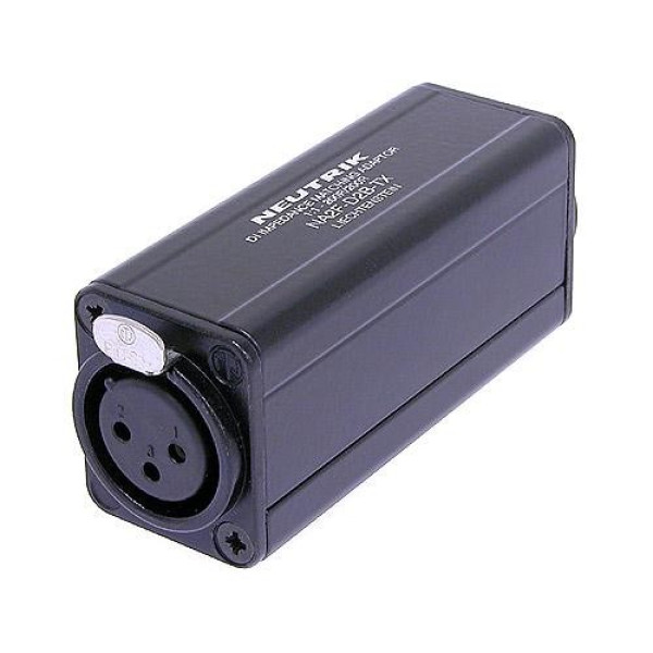 Neutrik NA2F-D2B-TX - átalakító, 3 pólusú XLR mama-RCA aljzat, piros, illesztő trafóval, 1:1/200 Ohm
