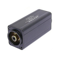 Neutrik NA2M-D0B-TX - átalakító, 3 pólusú XLR papa-RCA aljzat, fekete, illesztő trafóval, 1:1/200 Ohm Neutrik NA2M-D0B-TX - átalakító, 3 pólusú XLR papa-RCA aljzat, fekete, illesztő trafóval, 1:1/200 Ohm