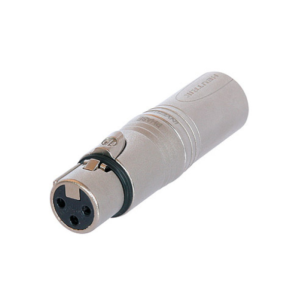 Neutrik NA3FMX - átalakító, 3 pólusú XLR aljzat-3 pólusú XLR dugó, keresztbe kötve