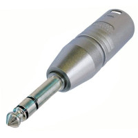 Neutrik NA3MP - átalakító, 3 pólusú XLR dugó-sztereó 6,35 mm dugó Neutrik NA3MP - átalakító, 3 pólusú XLR dugó-sztereó 6,35 mm dugó