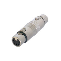 Neutrik NA5FF - átalakító, 5 pólusú XLR aljzat - 5 pólusú XLR aljzat