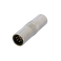 Neutrik NA5MM - átalakító, 5 pólusú XLR dugó - 5 pólusú XLR dugó Neutrik NA5MM - átalakító, 5 pólusú XLR dugó - 5 pólusú XLR dugó