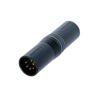 Neutrik NA5MM-B - átalakító, 5 pólusú XLR dugó - 5 pólusú XLR dugó, fekete Neutrik NA5MM-B - átalakító, 5 pólusú XLR dugó - 5 pólusú XLR dugó, fekete