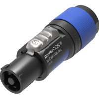 Neutrik NAC3FXXA-W-L - powerCON lengő hálózati bemenet, kék, nagy méret (10-16 mm)