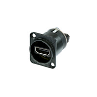 Neutrik NAHDMI-W-B - HDMI 2.0 átvezető, "D" házban