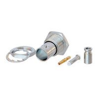 Neutrik NBTB75INN5 - Rear Twist BNC lengő aljzat, 75 Ohm, 0.41/1.9 AF kábelhez, Hex crimp 4,53 mm