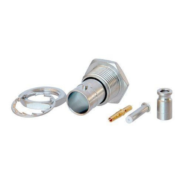Neutrik NBTB75INN5 - Rear Twist BNC lengő aljzat, 75 Ohm, 0.41/1.9 AF kábelhez, Hex crimp 4,53 mm