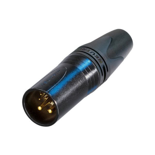 Neutrik NC10MXX-14-B - 8+2 (10) pólusú XLR dugó egyenes, lengő, aranyozott érintkező, fekete ház Neutrik NC10MXX-14-B - 8+2 (10) pólusú XLR dugó egyenes, lengő, aranyozott érintkező, fekete ház
