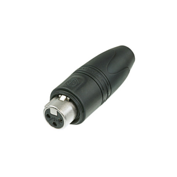 Neutrik NC3FXX-HD-D - 3 pólusú XLR aljzat IP67-es védettségű, aranyozott érintkezők, egyenes, lengő ház Neutrik NC3FXX-HD-D - 3 pólusú XLR aljzat IP67-es védettségű, aranyozott érintkezők, egyenes, lengő ház
