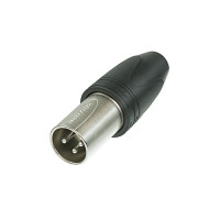 Neutrik NC3MXX-HD-D - 3 pólusú XLR dugó, IP67-es védettségű, aranyozott érintkezők, egyenes, lengő ház
