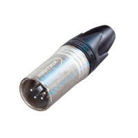Neutrik NC4MXX - 4 pólusú XLR dugó egyenes, lengő Neutrik NC4MXX - 4 pólusú XLR dugó egyenes, lengő
