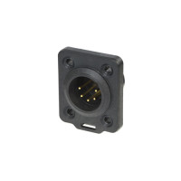 Neutrik NC5MDX-TOP - 5 pólusú XLR dugó, aranyozott érintkezők, UV álló, IP65 minősítés, D ház