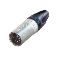Neutrik NC5MXX - 5 pólusú XLR dugó egyenes, lengő Neutrik NC5MXX - 5 pólusú XLR dugó egyenes, lengő