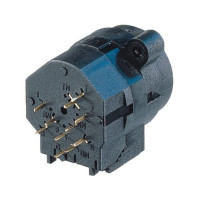 Neutrik NCJ5FI-V-0 - Combo 3 pólusú XLR + 6,35 mm monó jack aljzat, függőleges nyákhoz, rögzítő rugós D ház Neutrik NCJ5FI-V-0 - Combo 3 pólusú XLR + 6,35 mm monó jack aljzat, függőleges nyákhoz, rögzítő rugós D ház