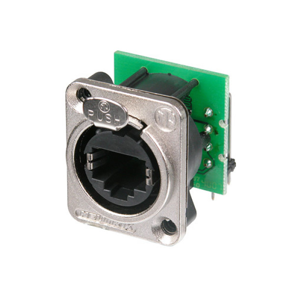 Neutrik NE8FDH-C5E - etherCON RJ45-C5e, vízszintes nyákhoz, D ház