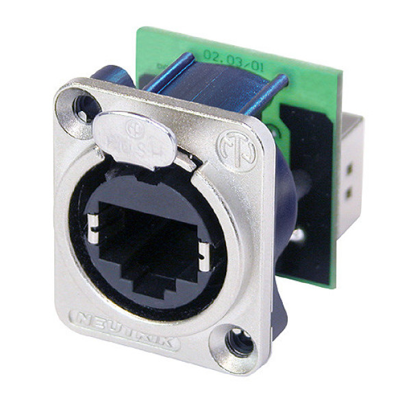 Neutrik NE8FDP - etherCON RJ45 - RJ45 átvezető, D ház