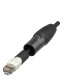 Neutrik NE8MXR-B-TOP - etherCON RJ45- lengő XLR ház, viszahúzható kialakítás, fekete (csak védőház) Neutrik NE8MXR-B-TOP - etherCON RJ45- lengő XLR ház, viszahúzható kialakítás, fekete (csak védőház)