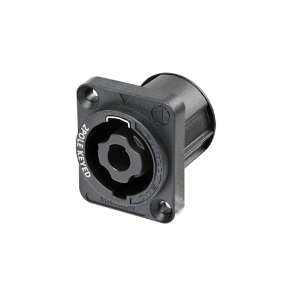 Neutrik NL2MDXX-V - speakON 2 pólusú hangfal csatlakozó beépíthető, függőleges nyákhoz, D ház