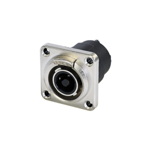 Neutrik NLT4FPXX - speakON 4 pólusú hangfal csatlakozó, beépíthető aljzat, fém ház