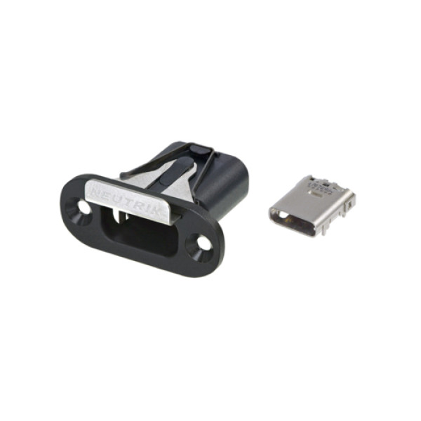 Neutrik NMC-C-HR - mediaCON USB-3 reteszelő, szerelhető ház USB IF minősítésű csatlakozóval