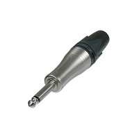 Neutrik NP2XL - 6,35 mm monó jack dugó 8-10 mm vastag kábelhez, fényes házzal Neutrik NP2XL - 6,35 mm monó jack dugó 8-10 mm vastag kábelhez, fényes házzal