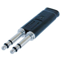 Neutrik NP3TT-2 - 4.4 mm jack dupla TT dugó, fekete