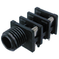 Neutrik NRJ4HF - 6,35 mm monó aljzat, beépíthető, kapcsolós, végig menetes felfogó Neutrik NRJ4HF - 6,35 mm monó aljzat, beépíthető, kapcsolós, végig menetes felfogó